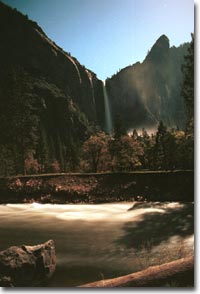 Bridalveil Falls at Midnight